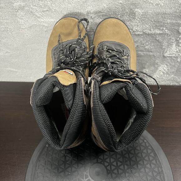 Garmont Mens Size 8 Hiking Trail Camping Boots Gore Tex USA Brown Leather - Picture 5 of 10